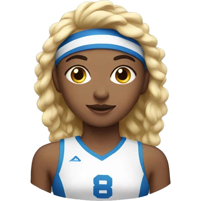 Athlete girl emoji