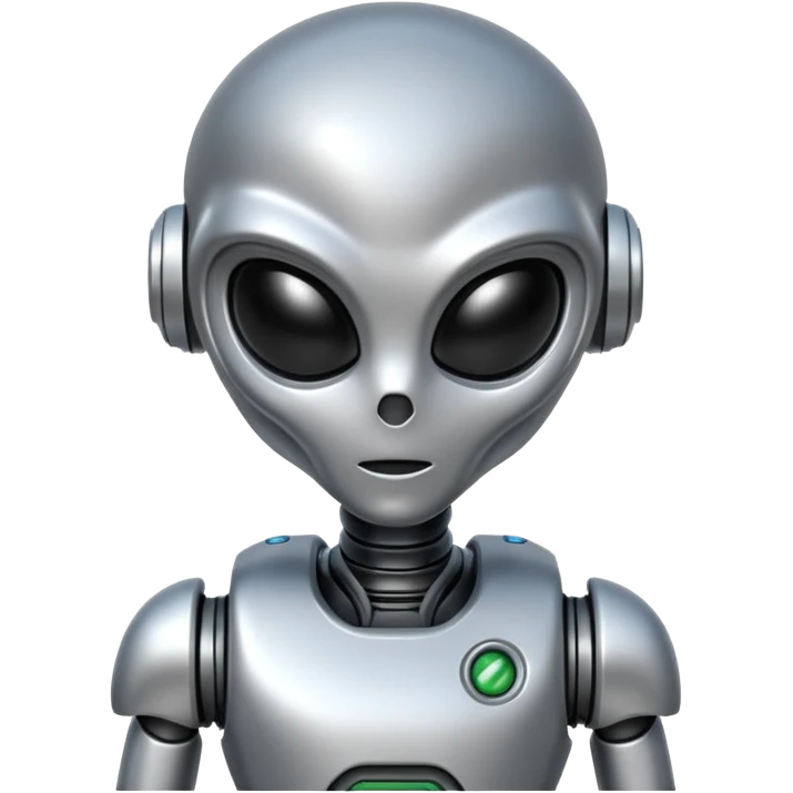 Alien robot emoji
