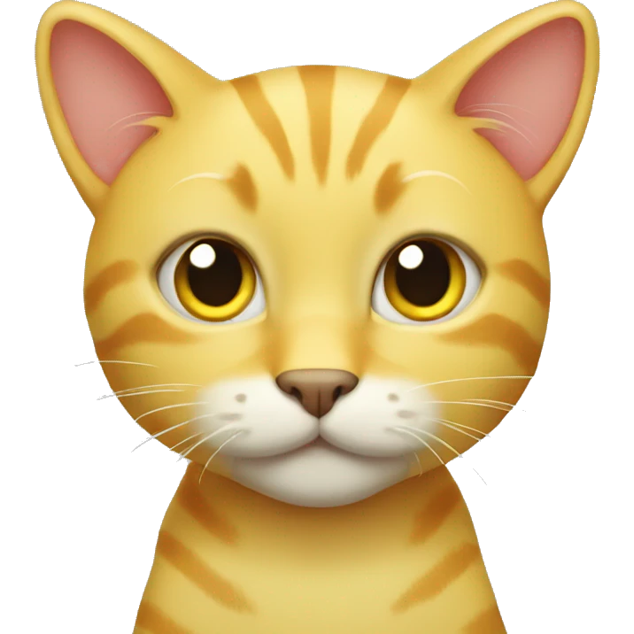 yellow cat emoji