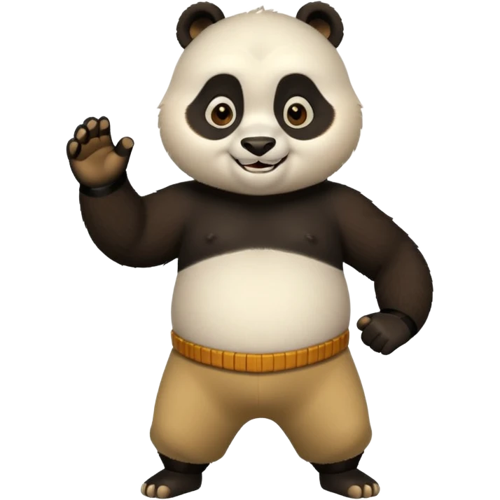 kung fu panda whole body emoji