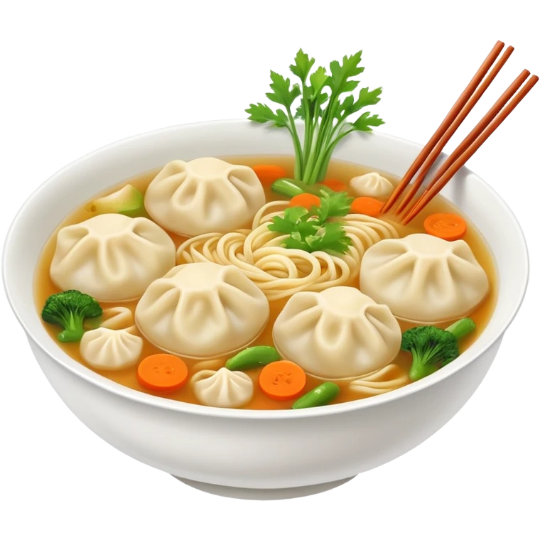 Wonton soups emoji