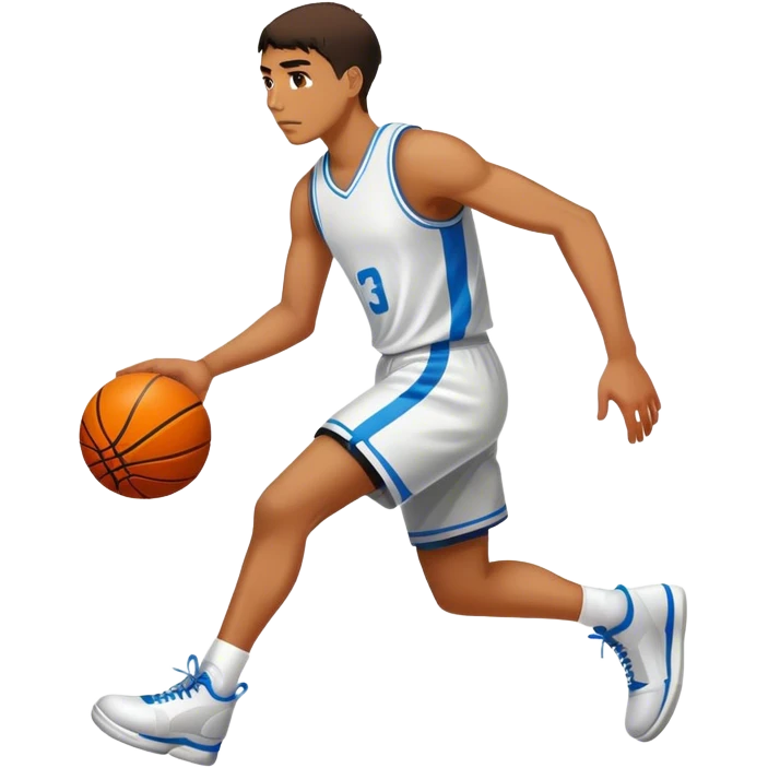 Basketball player with heel injury emoji