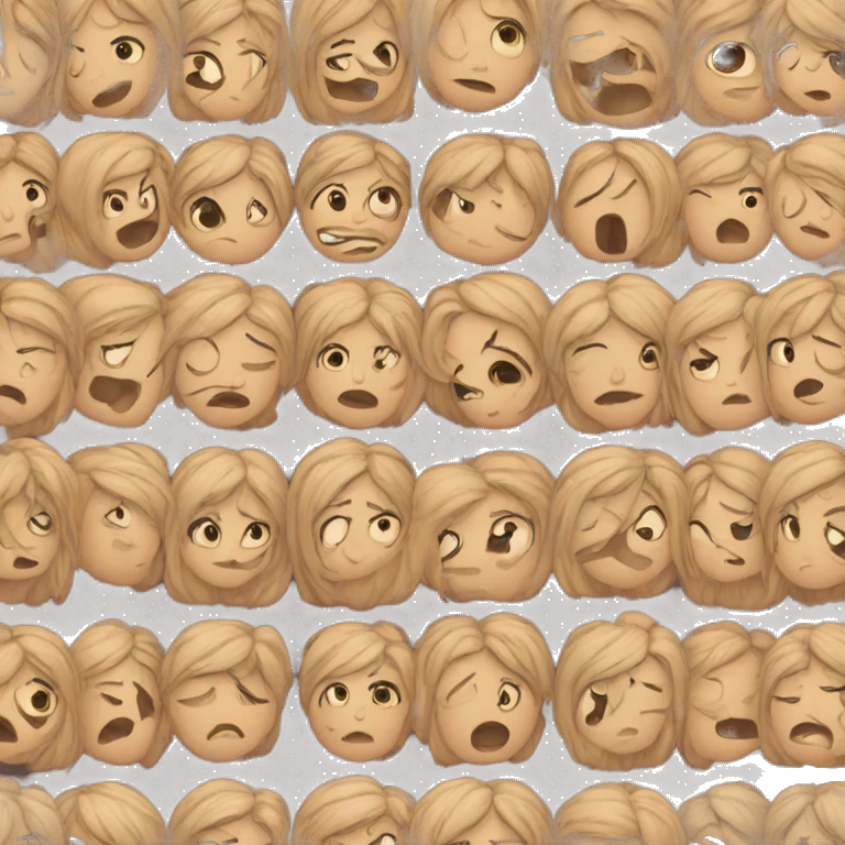 She Sad emoji
