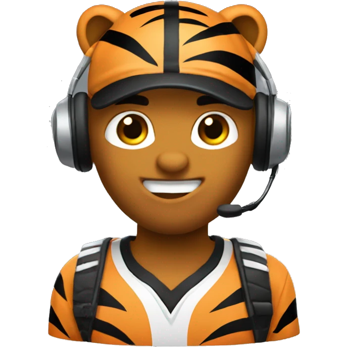 Tiger gamer (la formula theme) emoji