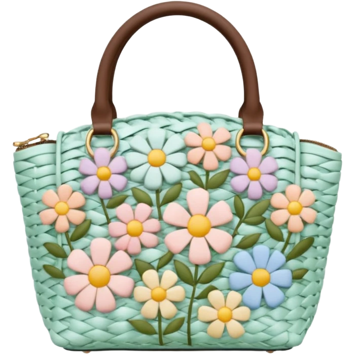 Cottagecore style handbag emoji