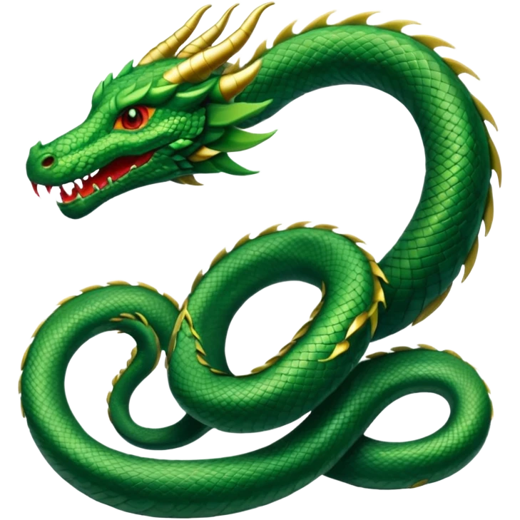 Serpent dragon  emoji