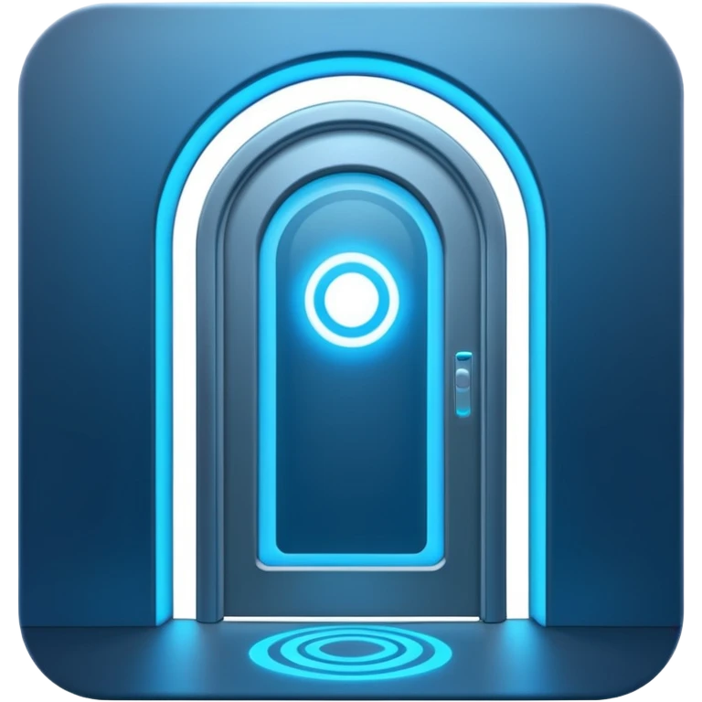futuristic door portal emoji