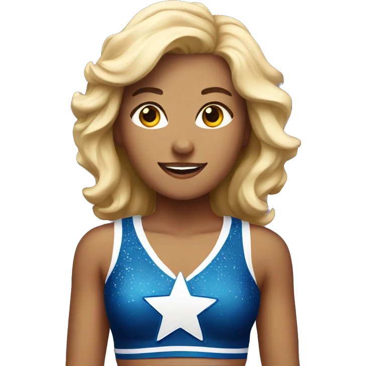 All star cheerleader emoji