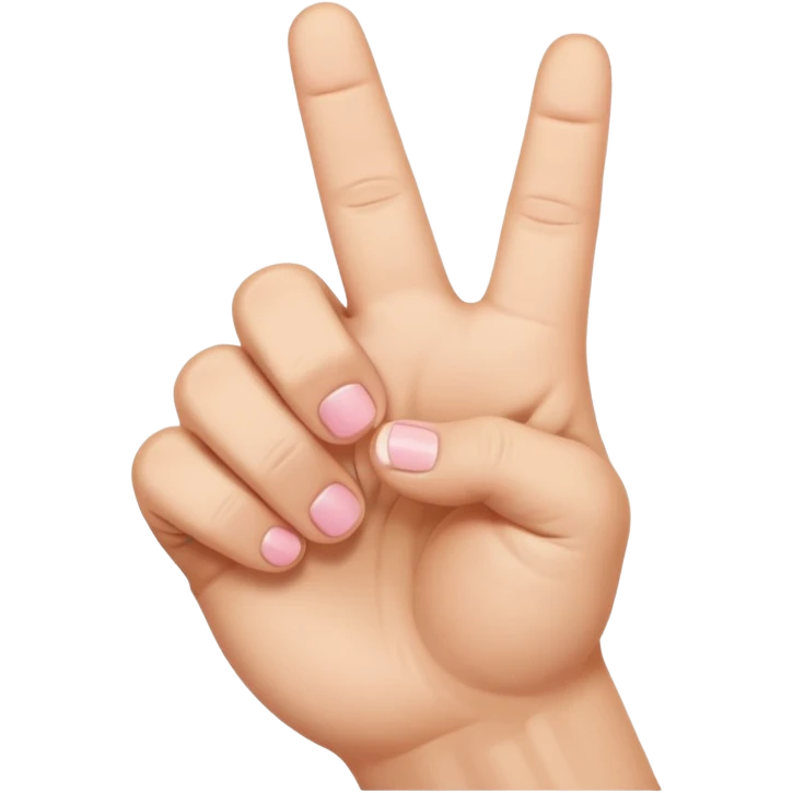 Closed fist with pinky finger sticking up emoji