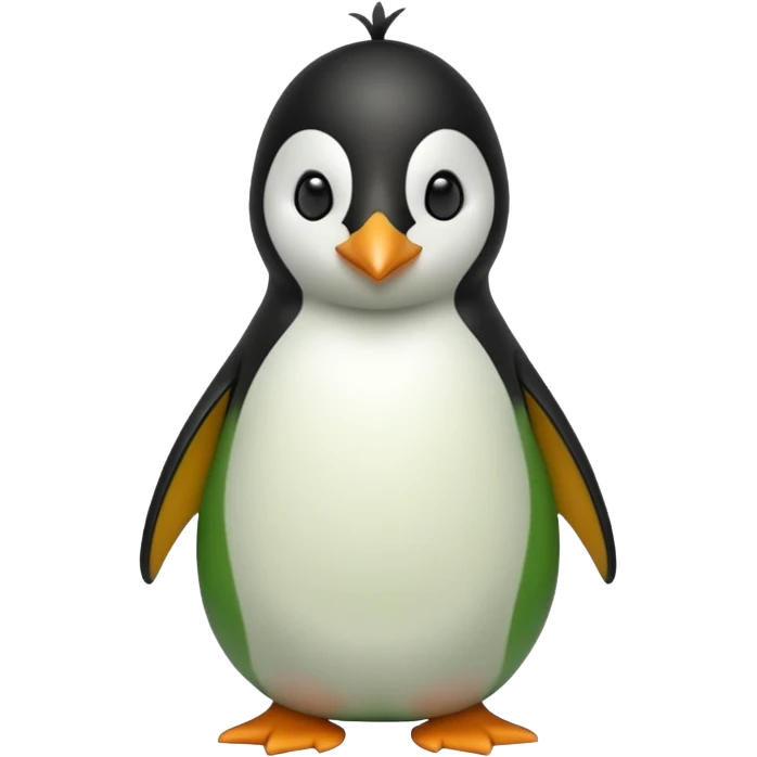 A penguin pear 🐧🍐 emoji