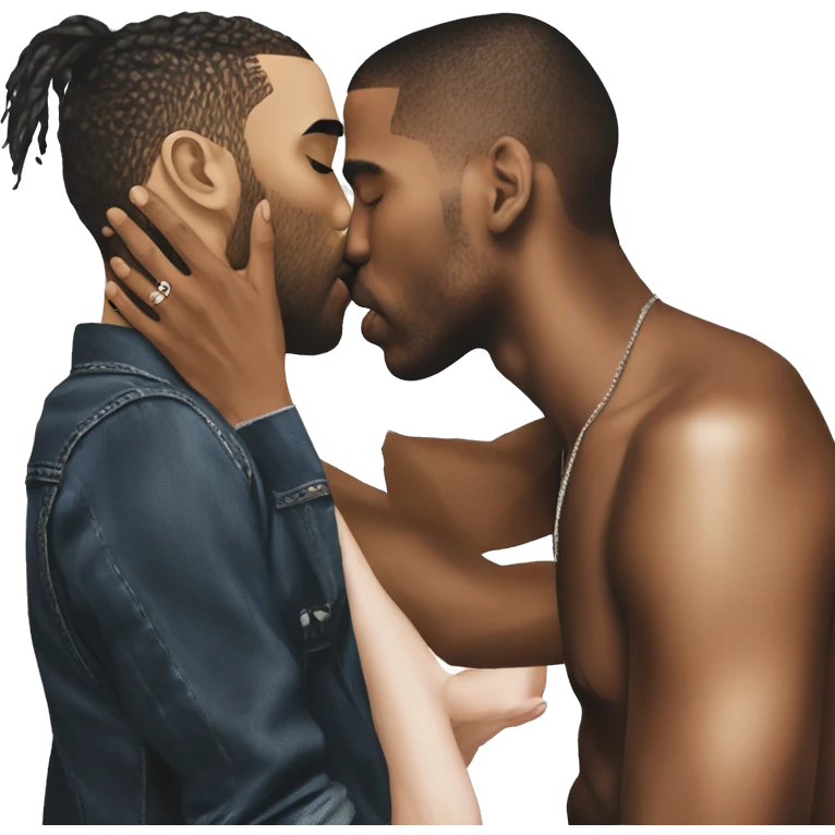 frank ocean kissing frank ocean  emoji