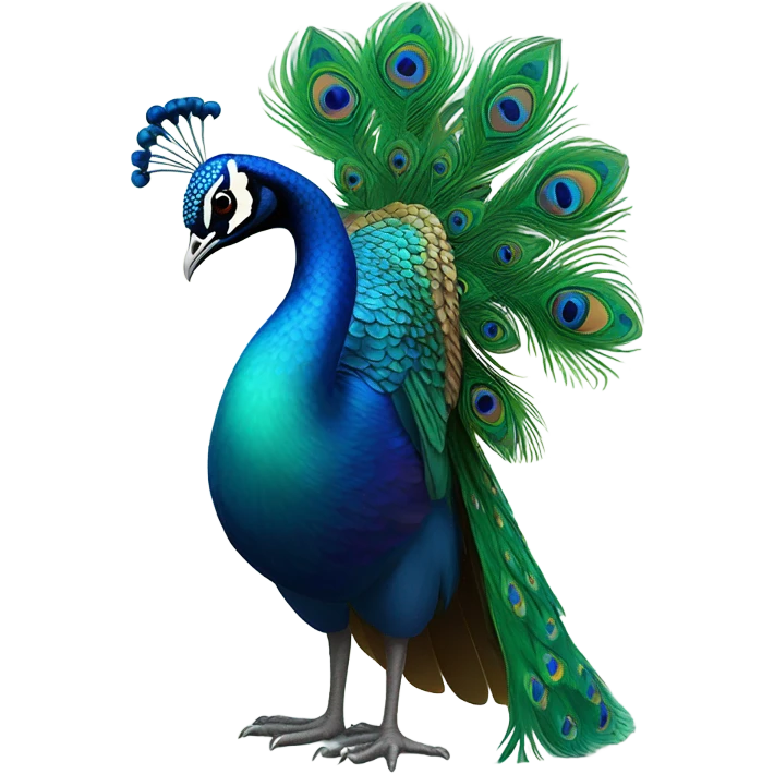 peacock emoji