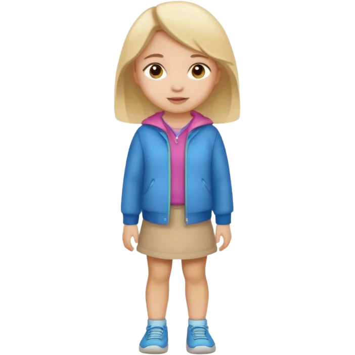 girl kid full body emoji