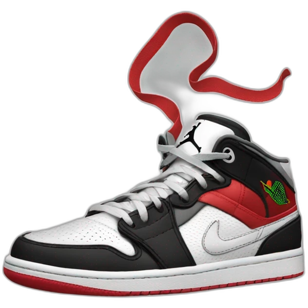 Air Jordan mid si  emoji