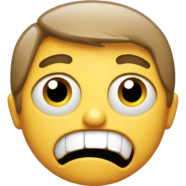 Shocked face emoji