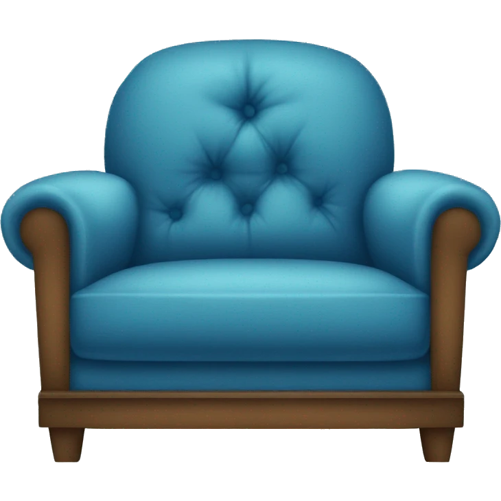 blue couch chair emoji