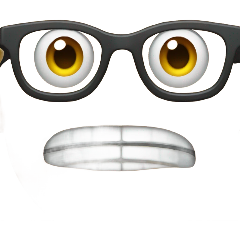 Stupid face with eye glasses stupid face emoji