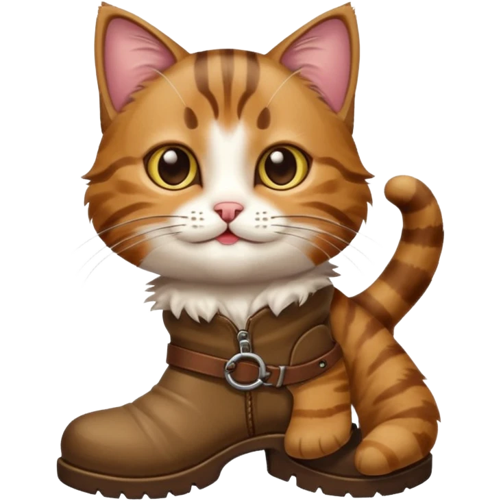 Gato con botas emoji
