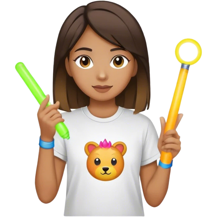 girl at concert emoji