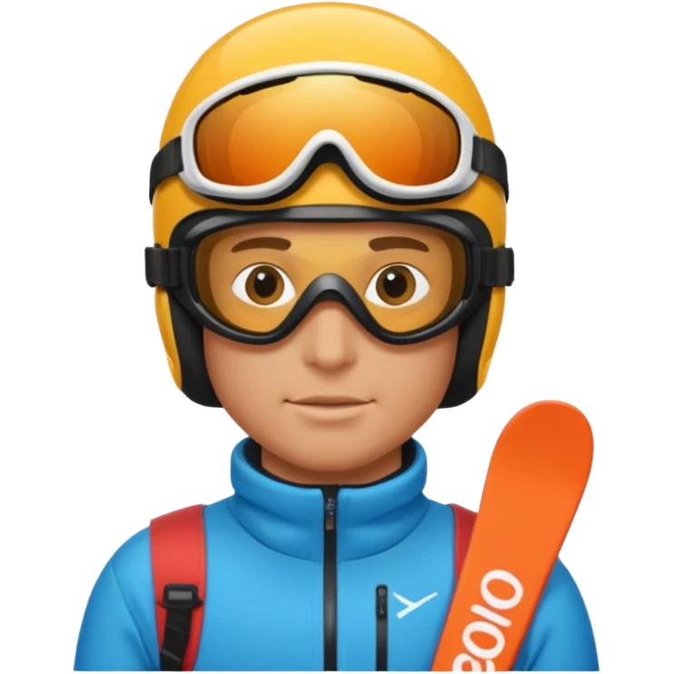 male Skier emoji