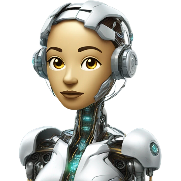 high tech cyborg, cyberpunk emoji