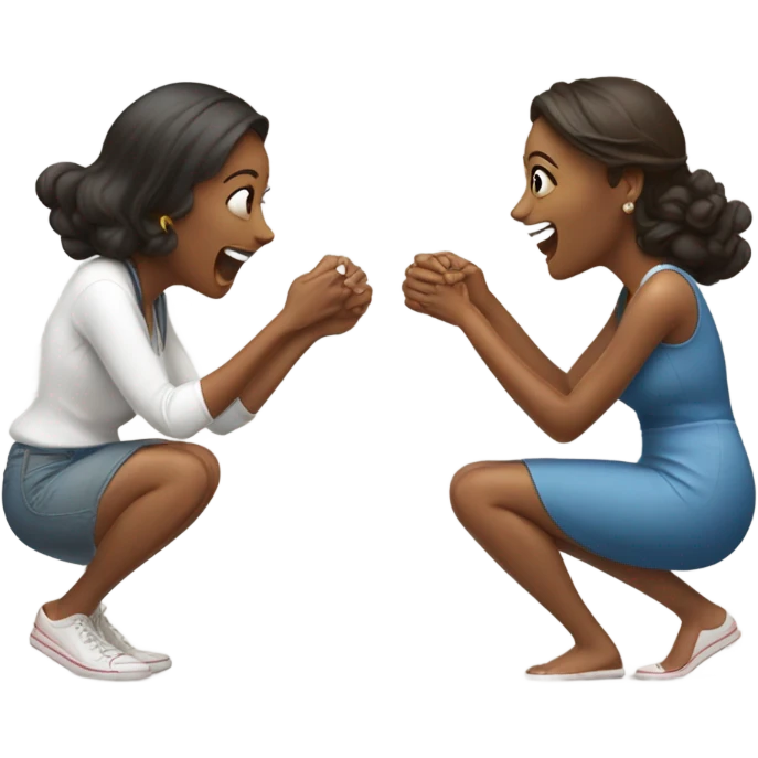 Lesbian proposal emoji