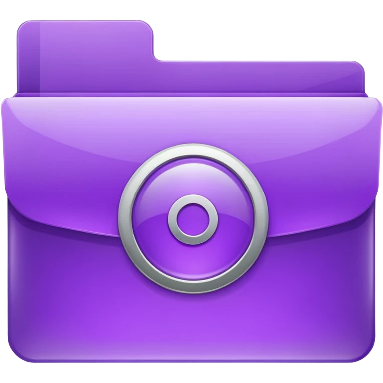 purple download folder emoji