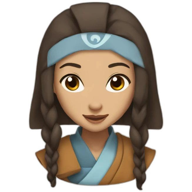 Katara from The Last Airbender emoji