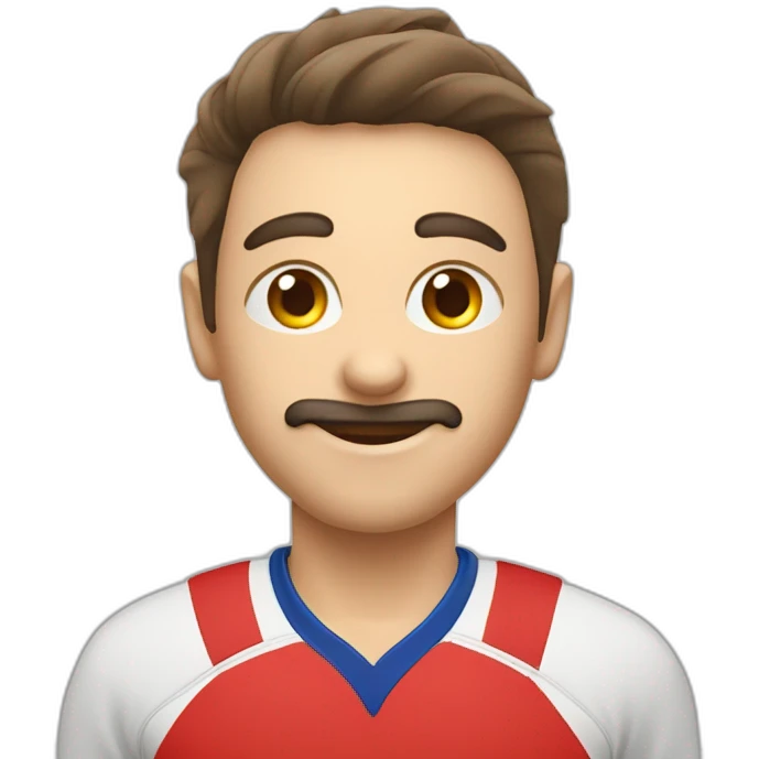 Balón de voleibol en forma de corazon rojo emoji