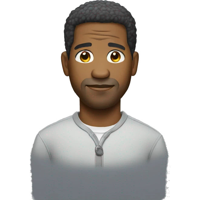 denzel washington wearing shirt emoji