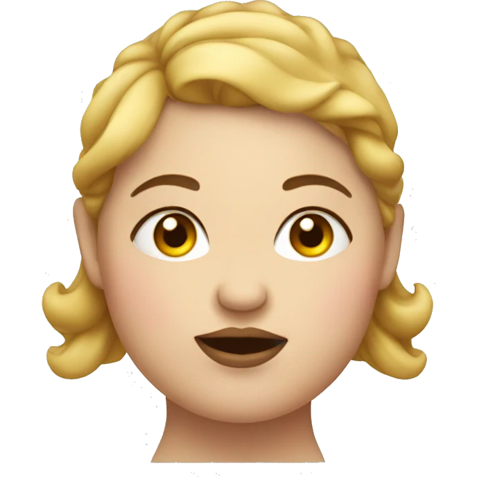 Fat girl emoji