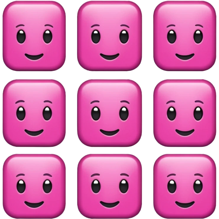 Pink emoji
