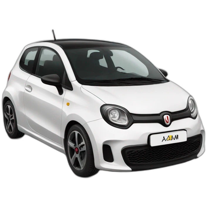 Emoji de coche aixam gti blanco 2023 emoji