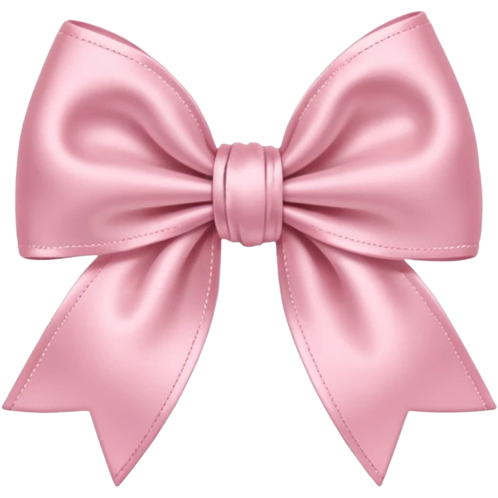 Baby pink bow emoji