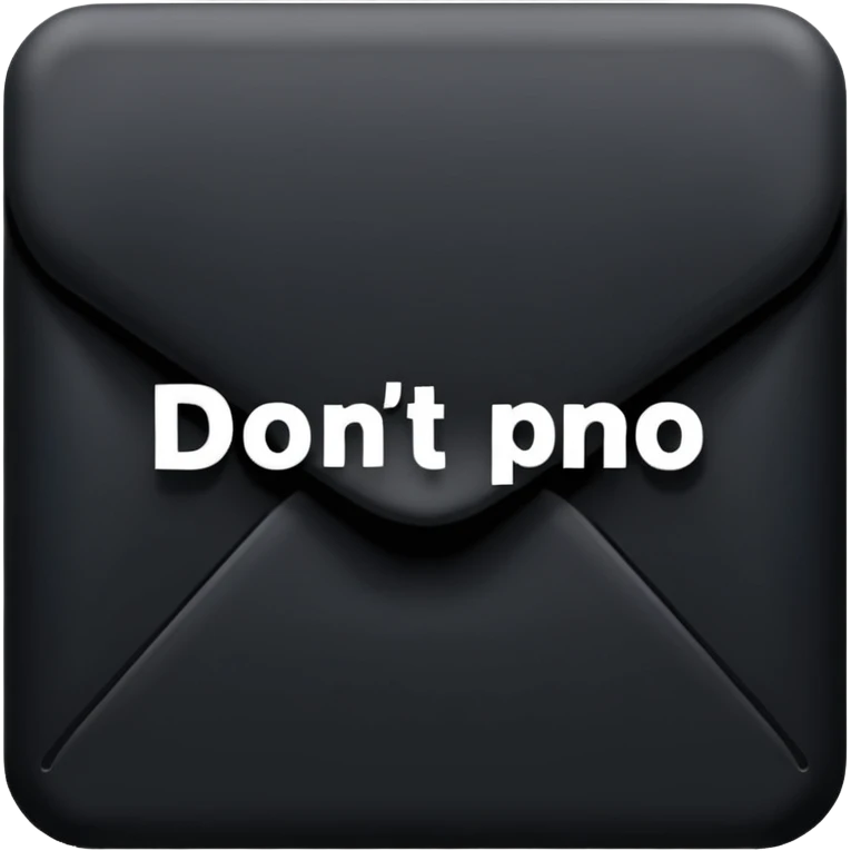 Letters saying “don’t PMO” meaining “don’t piss me off”  emoji
