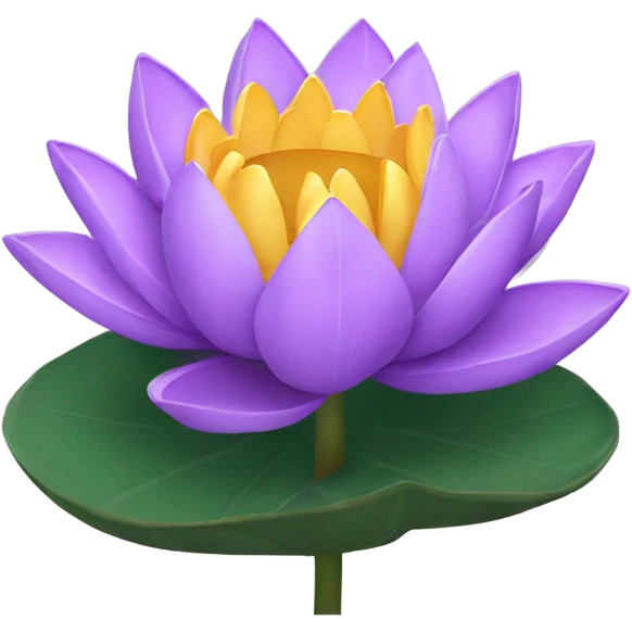 Purple lotus in Bali emoji