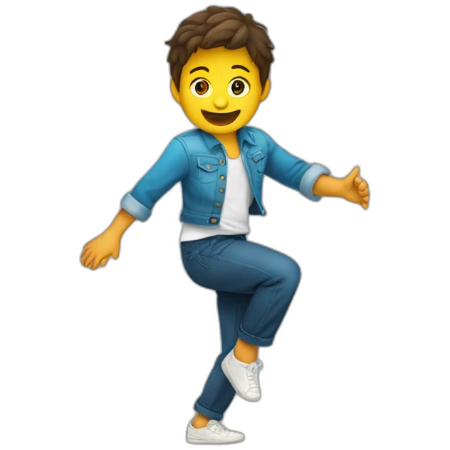 Niño-bailando emoji