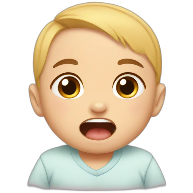 Baby cry emoji