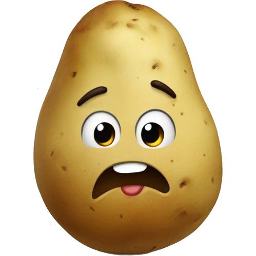 funny potato emoji