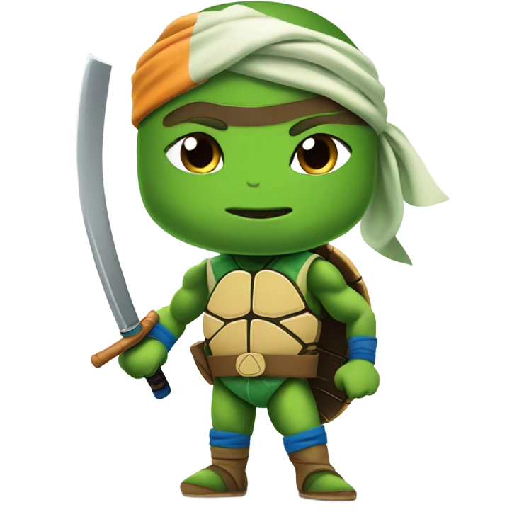 Mbappe ninja turtle emoji