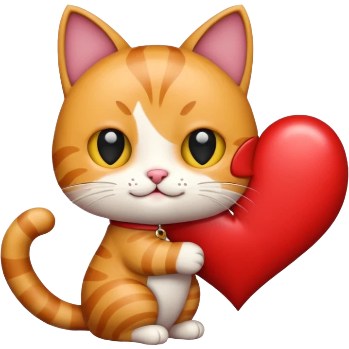 cat and heart emoji
