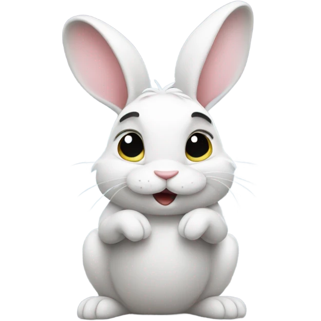 Bunny bowing emoji