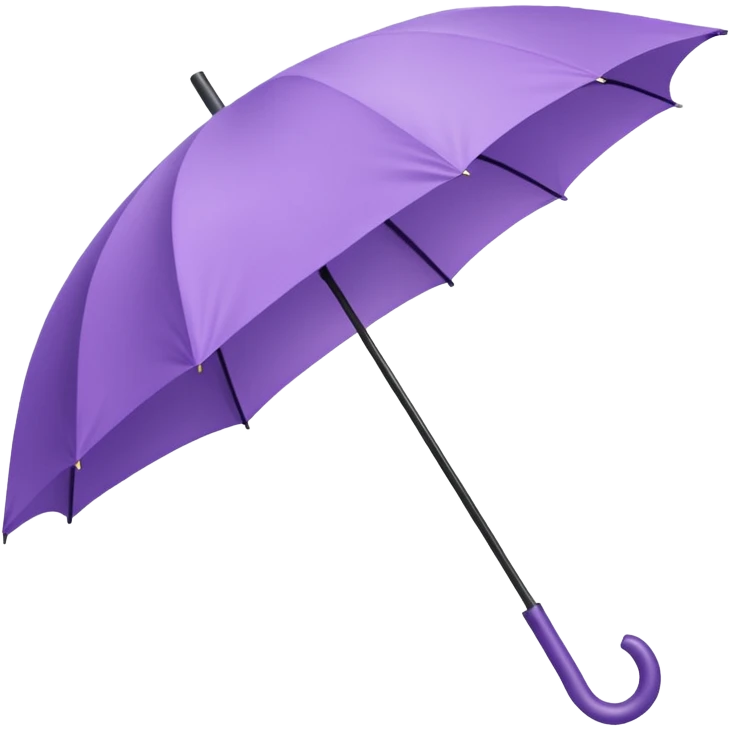light purple umbrella emoji