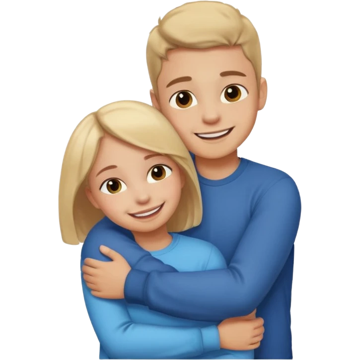 إنشئ صورة تدل علي حب الاخ لأخته  emoji