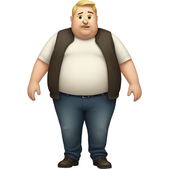 fat man emoji