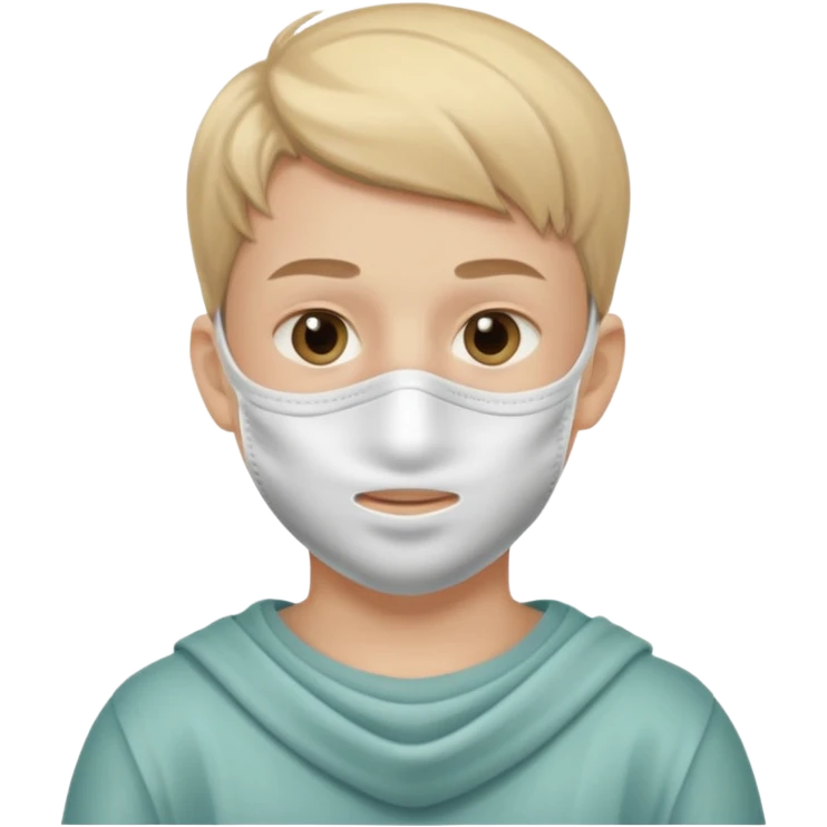 facial mask boy emoji