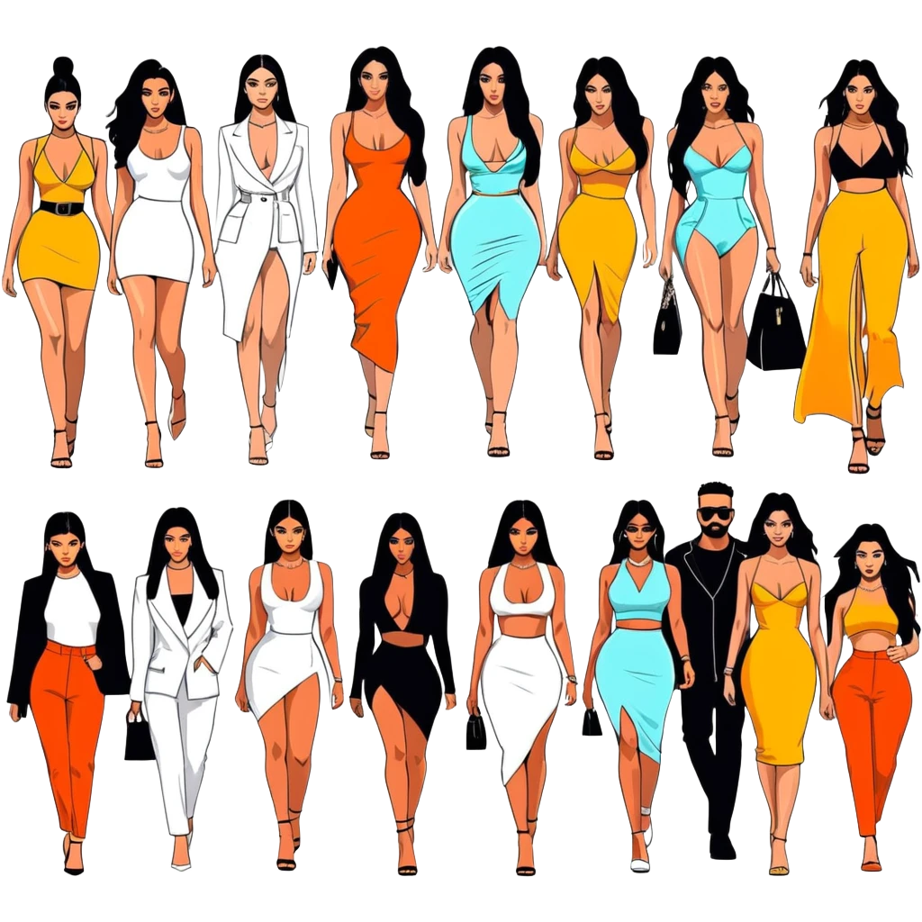 Josh King Madrid JetSet, Tefi Valenzuela, Ana Cheri, Valeria Orsini, Timiree, Kim Kardashian , Kylie Jenner, Narmin Assira, Jamie Maelani, Ashley Flores, Dan Fleyshman, DanielG, Shelby Sapp🔥🔥🔥 emoji