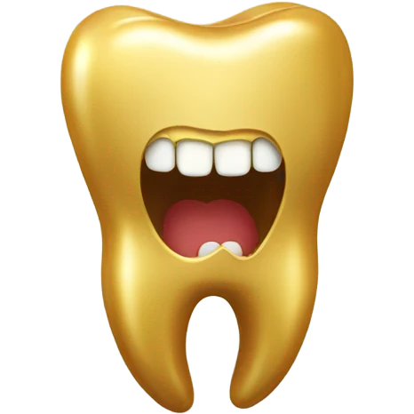 golden tooth  emoji