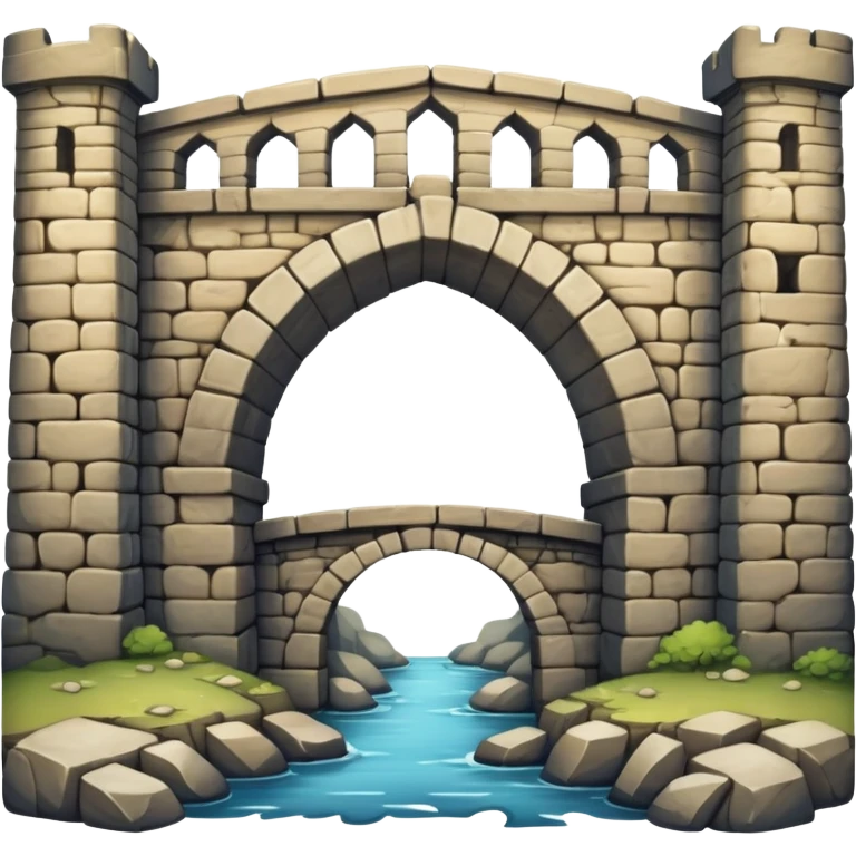 A bridge with a missing piece in the middle. emoji