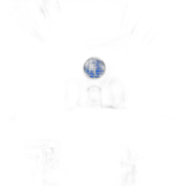 white and blue modern synagogue emoji